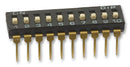 MULTICOMP MCNDI-10S DIP / SIP Switch, 10 Circuits, SPST, Through Hole, NDI Series, DIP Unsealed, 24 V