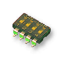 MULTICOMP MCDM(R)-04-T DIP / SIP Switch, 4 Circuits, SPST, SMD, MCDM Series, DIP Sealed, 24 VDC