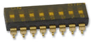 MULTICOMP MCDM(R)-08-T DIP / SIP Switch, 8 Circuits, SPST, SMD, DM Series, DIP Sealed, 24 VDC