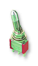 C & K COMPONENTS 7203K2ZQE Toggle Switch, DPDT, Non Illuminated, On-Off-On, C&K 7000 Series, Panel, 5 A