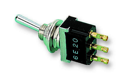 TE CONNECTIVITY FTD0904 Toggle Switch, SPDT, Non Illuminated, On-On, F Series, Panel, 6 A