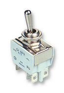 APEM 641H/2 Toggle Switch, DPST, Non Illuminated, Off-On, 600H Series, Panel, 15 A