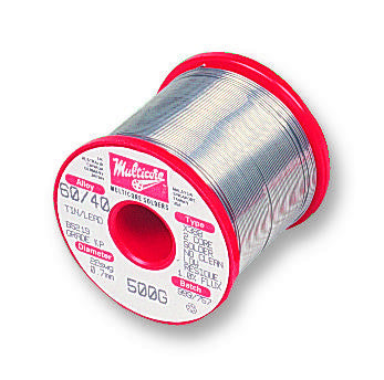 MULTICORE / LOCTITE D6X39B22 Solder Wire, X39, 0.71mm Diameter, 188&iuml;&iquest;&frac12;C, 500g