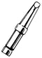 WELLER PT-C7. Soldering Iron Tip, Screwdriver, 3.2 mm