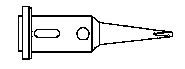 PORTASOL SP.1.0D.F Soldering Iron Tip, Screwdriver, 1 mm