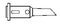 PORTASOL SP.4.8G.F Soldering Iron Tip, Chisel, 4.8 mm