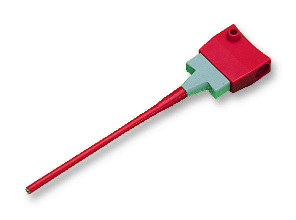 HIRSCHMANN TEST AND MEASUREMENT 973053101 Contact, Connector, Hook, 4 mm, Red, LAS 30, Test Clip, Claw, 4 A, 154 mm