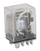 OMRON INDUSTRIAL AUTOMATION LY2 12VDC General Purpose Relay, LY Series, Power, Non Latching, DPDT, 12 VDC, 15 A