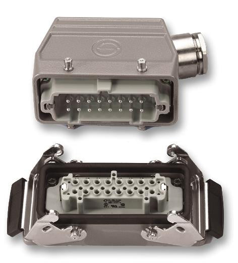 EPIC HBE24-FK-SE-PM-M20 Heavy Duty Connector, Panel Mount, EPIC HBE Series, Panel Mount, Plug, Receptacle, 24 Contacts