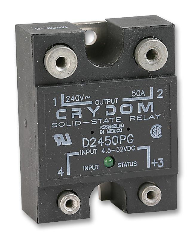 CRYDOM D2450PG Solid State Relay, 50 A, 280 Vrms, Panel, Screw