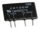 CRYDOM CMX60D20 Solid State Relay, CMX Series, DIP, DC Output, SPST-NO, 20 A, 60 VDC, PCB, Through Hole, DC Switch