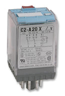 RELECO C2-A20X24D General Purpose Relay, C2 Series, Power, DPDT, 24 VDC, 10 A