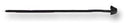 HELLERMANNTYTON REZ200 Cable Tie, Nylon 6.6 (Polyamide 6.6), Black, 200 mm, 4.7 mm, 50 mm, 30 lb