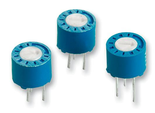 VISHAY T7YA223MB40 Trimmer Potentiometer, 22 kohm, 500 mW, &plusmn; 20%, T7 Series, 1 Turns, Through Hole