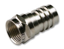 TE CONNECTIVITY 5-1814821-7 RF / Coaxial Connector, F Coaxial, Straight Plug, Crimp, 75 ohm, CT125, Phosphor Bronze