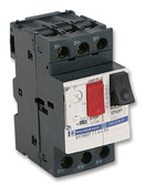 SCHNEIDER ELECTRIC / TELEMECANIQUE GV2ME07 Thermal Magnetic Circuit Breaker, GV2M Series, 690 VAC, 2.5 A, 3 Pole, DIN Rail