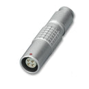 LEMO PHG.1B.310.CLLD62Z Circular Connector, 1B Series, Cable Mount Receptacle, 10 Contacts, Solder Socket, Push-Pull