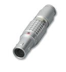 LEMO FGG.1B.308.CLAD62Z Circular Connector, 1B Series, Cable Mount Plug, 8 Contacts, Solder Pin, Push-Pull, Brass Body