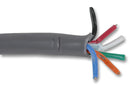 ALPHA WIRE 1176C SL005 Multicore Unscreened Cable, Control, Grey, 6 Core, 22 AWG, 0.34 mm&sup2;, 100 ft, 30.5 m