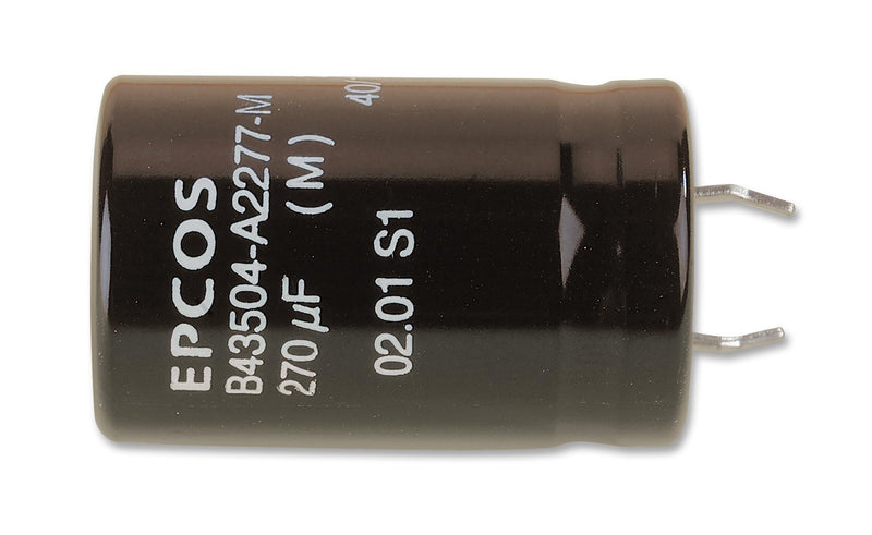 EPCOS B43504A9337M000 Electrolytic Capacitor, Snap-in, 330 &iuml;&iquest;&frac12;F, 400 V, B43504 Series, 3000 hours @ 105&iuml;&iquest;&frac12;C, &iuml;&iquest;&frac12; 20%