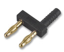 STAUBLI 20.1020-21 Banana Test Connector, 4mm, Plug, 32 A, Gold Plated Contacts, White