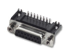 MULTICOMP 8LCM025S-304B-XX Standard D Sub Connector, 25 Contacts, Receptacle, DB, 90deg D Sub Connectors, Metal Body, Solder