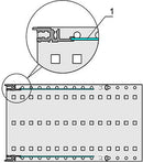 SCHROFF 24561-052 Enclosure Accessory, Cover Plate, 84HP, 220mm, Cover, 19" Chassis EuropacPRO