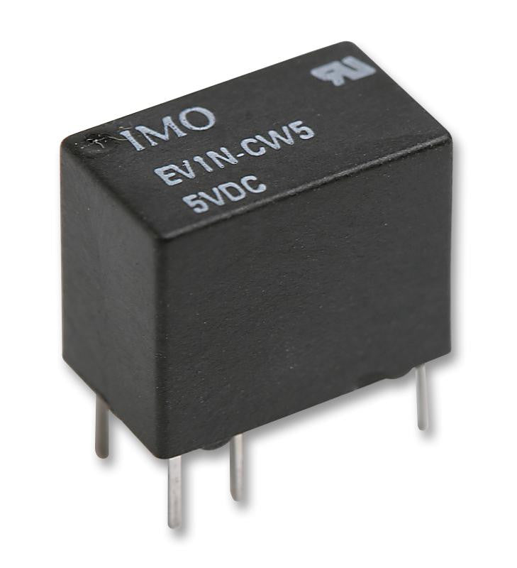 IMO PRECISION CONTROLS EV1N-C-WL-5VDC Signal Relay, SPDT, 5 VDC, 1 A, EV1N Series, Through Hole