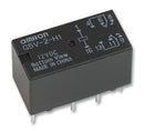 OMRON ELECTRONIC COMPONENTS G5V-2-H1 12DC Signal Relay, DPDT, 12 VDC, 1 A, G5V-2 Series, Through Hole, Non Latching