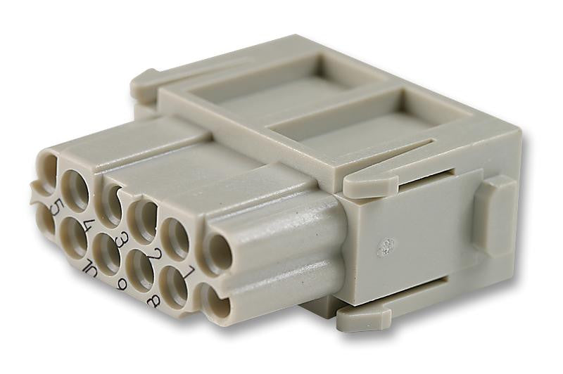 HARTING 0914 012 3101 Heavy Duty Connector Insert, Socket Module, Less Contacts, Han-Modular DD Series, Receptacle