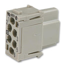 HARTING 0914 006 3101 Heavy Duty Connector Insert, Socket Module, Less Contacts, Han-Modular E Series, Receptacle