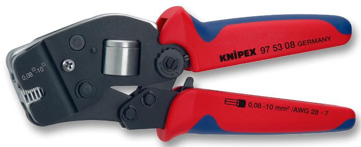 KNIPEX 975308 190mm Length Self Adjusting Crimping Plier for 0.08mm&iuml;&iquest;&frac12; to 10mm&iuml;&iquest;&frac12; Ferrules