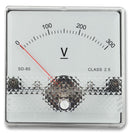 MULTICOMP SD80/0-30V Analogue Panel Meter, Moving Coil Type, Left Zero Hand, DC Voltage, 0V to 30V
