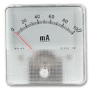 MULTICOMP SD60/0-1MA Analogue Panel Meter, Moving Coil Type, Left Zero Hand, DC Current, 0mA to 1mA