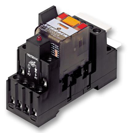 SCHRACK - TE CONNECTIVITY PT5S7RC4 General Purpose Relay, PT Series, Power, Non Latching, 4PDT, 24 VAC, 6 A