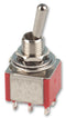 MULTICOMP 1MD3T1B1M1QE Toggle Switch, DPDT, Non Illuminated, On-Off-On, 1MD Series, Panel, 5 A