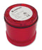 WERMA 64110000 Beacon, KombiSIGN 71, Red, Steady, 7W, 240VAC, IP65, 70mm Dia., 65.5mm Height