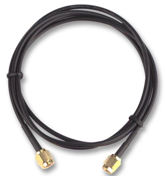 MULTICOMP YH47-08-00250 RF / Coaxial Cable Assembly, SMA Straight Plug, SMA Straight Plug, 9.84 ", 250 mm, Black