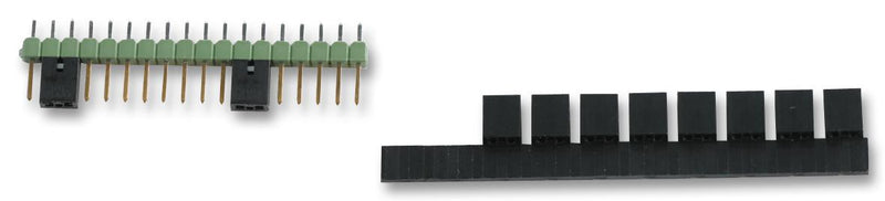 AMP - TE CONNECTIVITY 2-382811-1 Jumper (Busbar), Shorting, Shunt, Connectors, 2 Ways, 2.54 mm