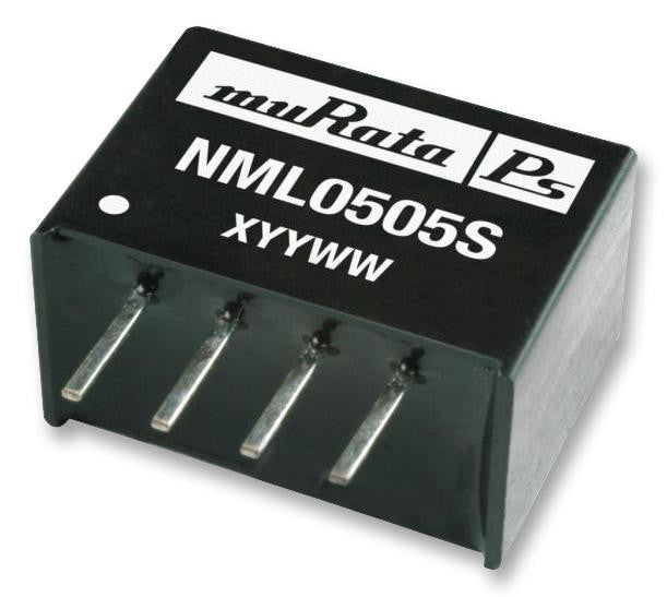 MURATA POWER SOLUTIONS NML0512SC Isolated Board Mount DC/DC Converter, 1kV Isolation, Fixed, 1 Output, 4.5 V, 5.5 V, 2 W, 12 V