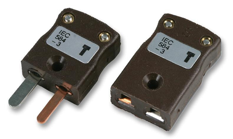 LABFACILITY IM-T-M/LCF Thermocouple Connector, Plug, Receptacle, Type T, IEC, Miniature, In Line