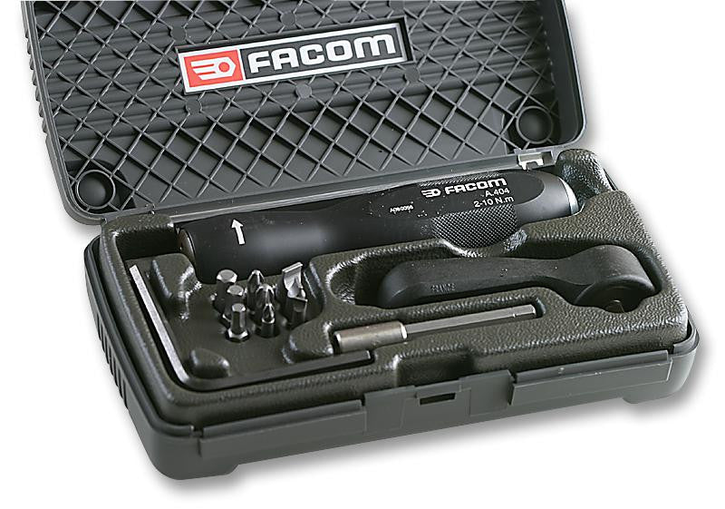 FACOM A.404J2 Torque, Driver, Set, 0.25" Drive, 2N-m to 10N-m