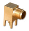 RADIALL R124680123 RF / Coaxial Connector, SMA Coaxial, Right Angle Jack, Through Hole Right Angle, 50 ohm