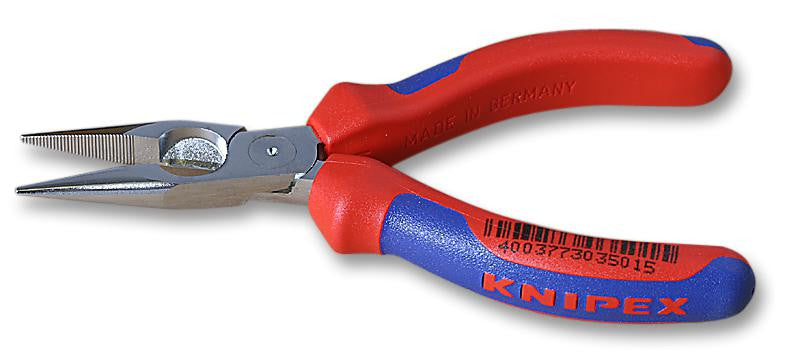 KNIPEX 25 05 160 160mm Round Nose Pliers with Smooth Tips and Two Colour Dual Component Handles