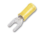 AMP - TE CONNECTIVITY 130625 Fork / Spade Tongue Terminal, PIDG Series, 12 AWG, 10 AWG, 6.64 mm&sup2;, M6, 1/4"