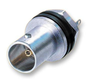 NEUTRIK NBB75SI RF / Coaxial Connector, BNC Coaxial, Straight Bulkhead Jack, Solder, 75 ohm, Brass