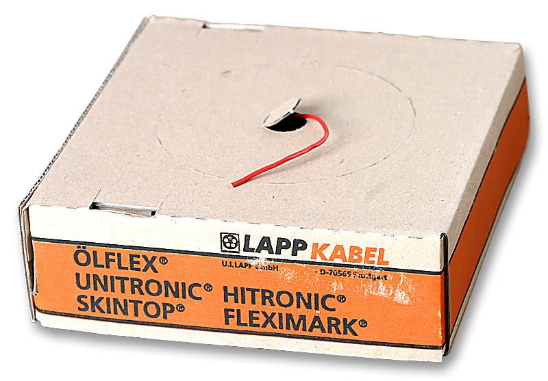 LAPP KABEL 4520043 Wire, Hook Up, PVC, Red, 12 AWG, 4 mm&iuml;&iquest;&frac12;, 328 ft, 100 m