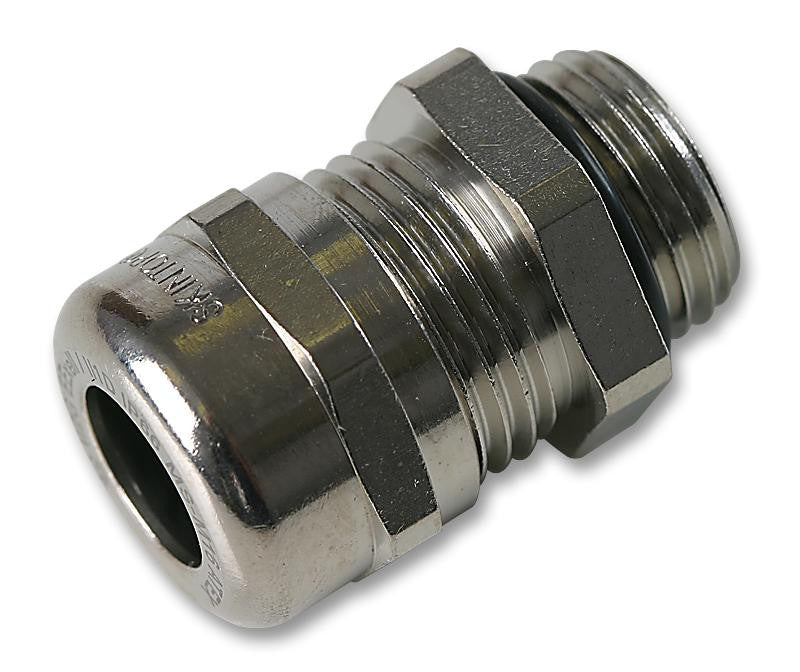 LAPP KABEL 53112710 Cable Gland, M16 x 1.5, 4.5 mm, 10 mm, Brass, Metallic - Nickel Finish