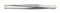 IDEAL-TEK 35A SA Tweezer, Precision, Flat, 120 mm, Stainless Steel Body, Stainless Steel Tip