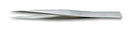 IDEAL-TEK AA SA Tweezer, Precision, 130 mm, Stainless Steel Body, Stainless Steel Tip